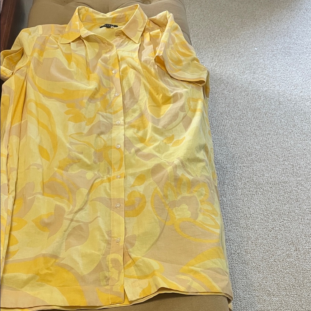 1. State Sunny Yellow Floral Mini Dress